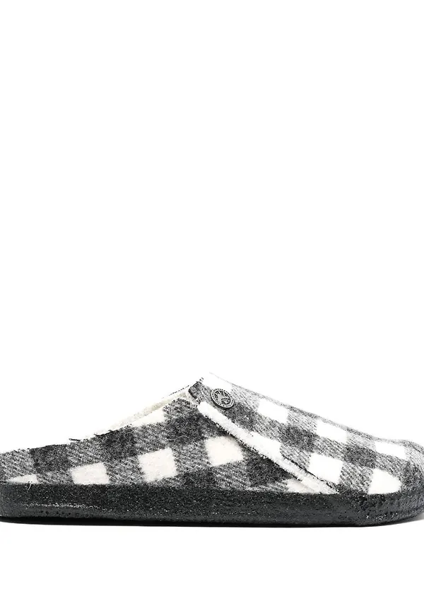 Birkenstock skotskrutiga sandaler - Grå