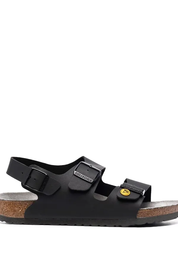 Birkenstock slingback-sandaler i skinn - Svart