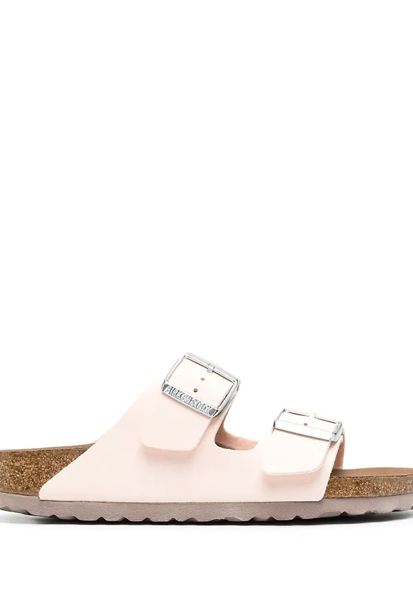 Birkenstock slip-on-sandaler med spänne - Rosa