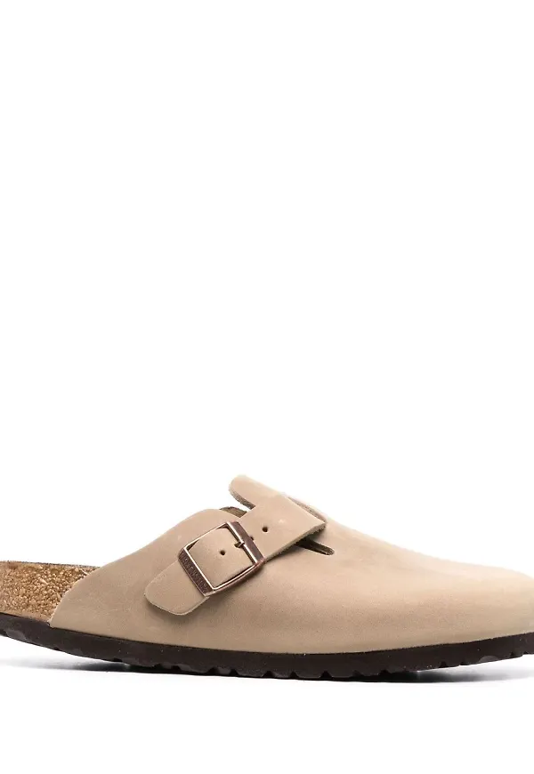 Birkenstock slip-ons med knytning - Neutral