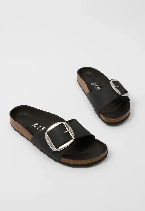 Birkenstock - Svart - Madrid Big Buckle