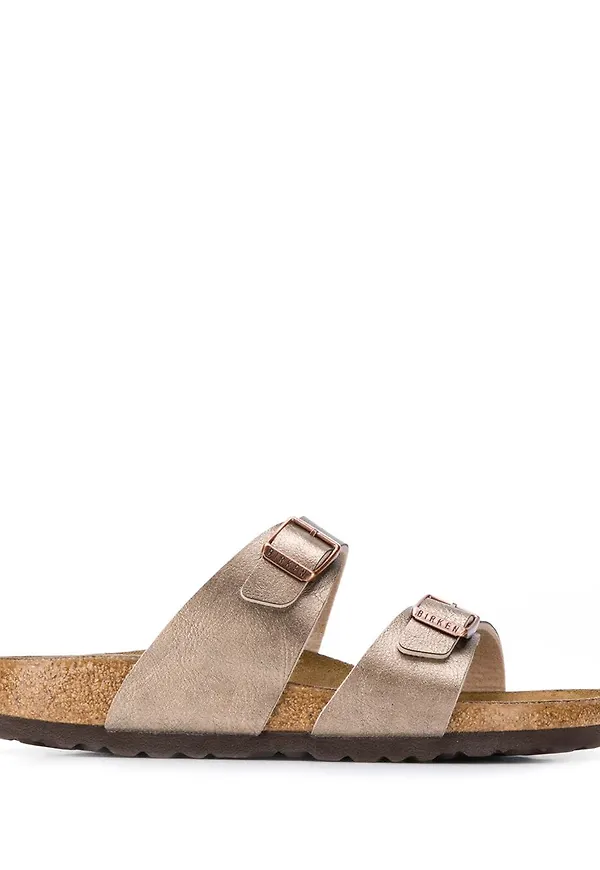 Birkenstock Sydney sandaler med spänne - Metallic