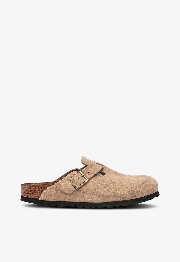 Birkenstock - Tofflor Boston Leve Sandcastle - Beige