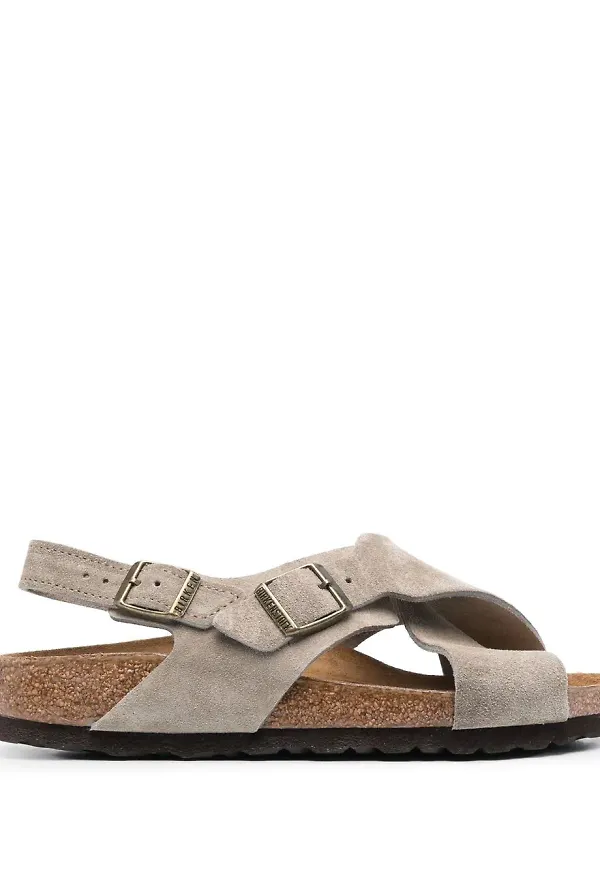 Birkenstock Tulum sandaler i mocka - Grå