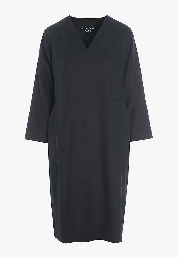 Bitte Kai Rand - Linneklänning Lazy linen - Svart