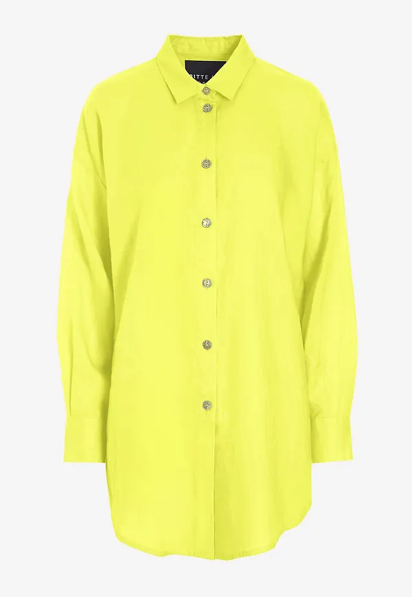 Bitte Kai Rand - Linneskjorta Shirt - Gul