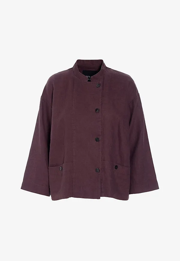 Bitte Kai Rand - Linnejacka Lazy Linen - Brun