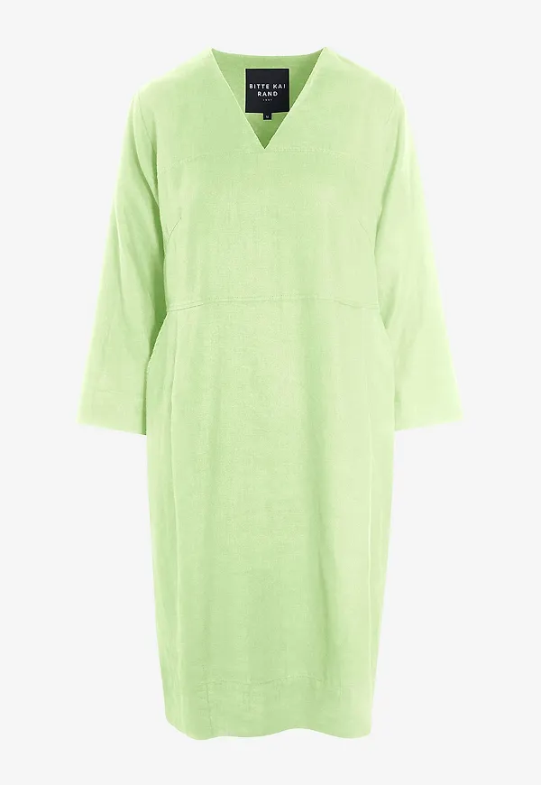 Bitte Kai Rand - Linneklänning Lazy linen - Grön
