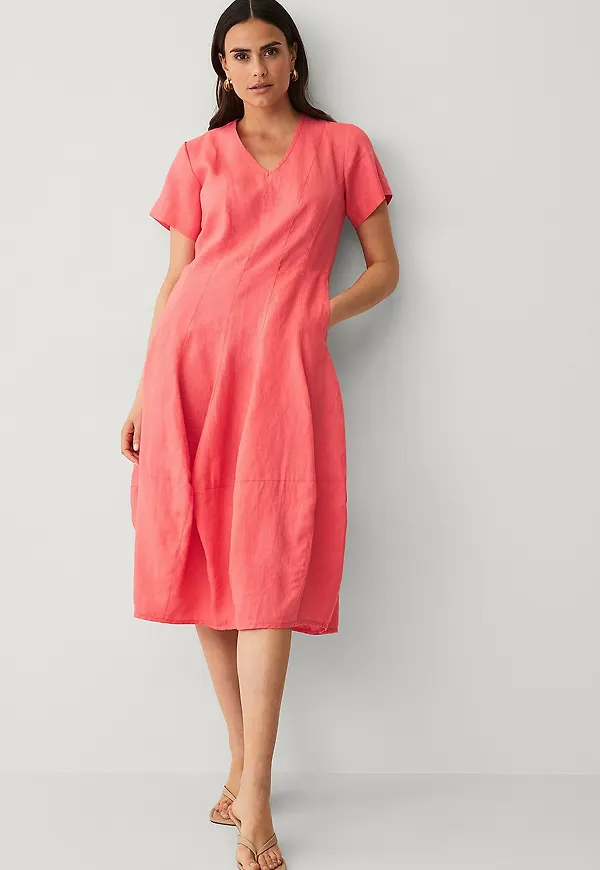 Bitte Kai Rand - Linneklänning Airy - Rosa