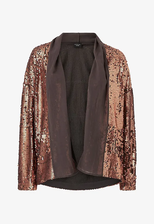 Bitte Kai Rand - Paljettkavaj Jacket - Koppar