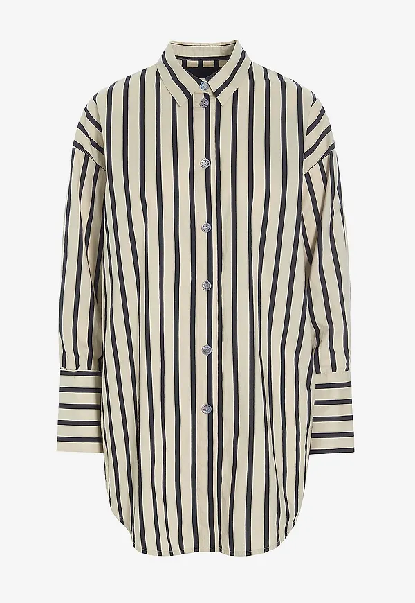 Bitte Kai Rand - Skjorta Pirate stripe - Beige