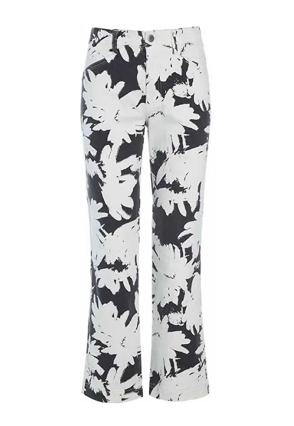 Bitte Kai Rand Stövklippt jeans Vit, Dam