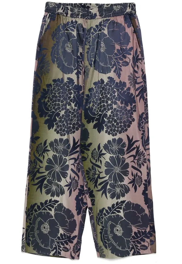 Biyan byxor i jacquard - Lila