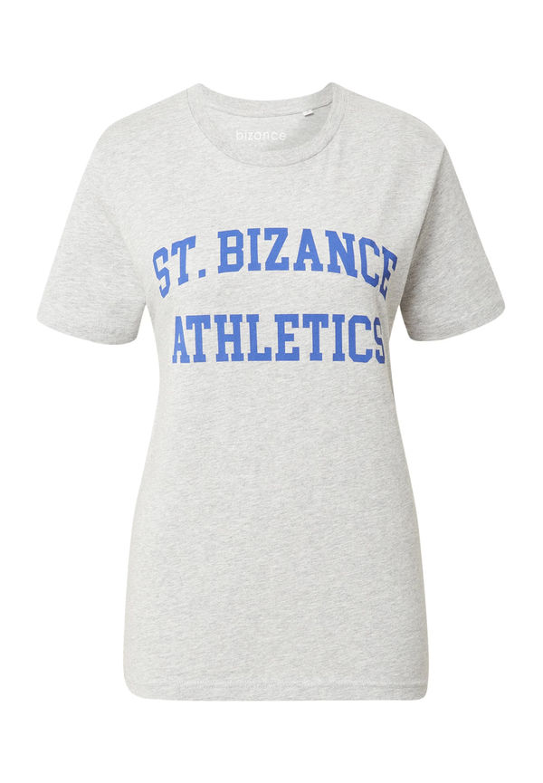Bizance Paris T-shirt 'GUSTIN' blå / gråmelerad
