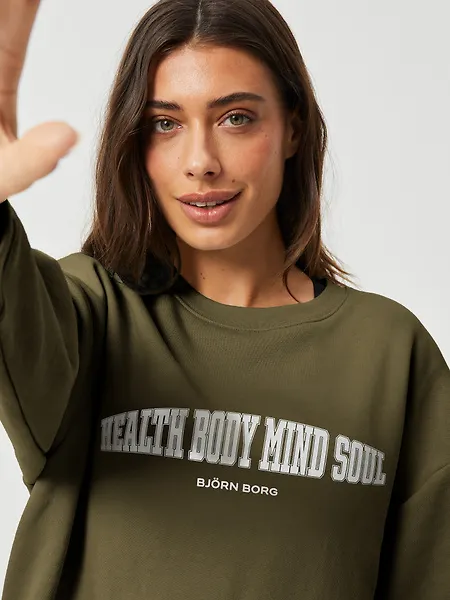 Björn Borg Ace Boyfriend Crew Grön, M