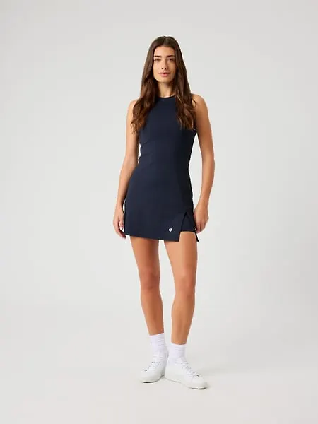 Björn Borg Ace Ribbed Dress Marinblå, XS