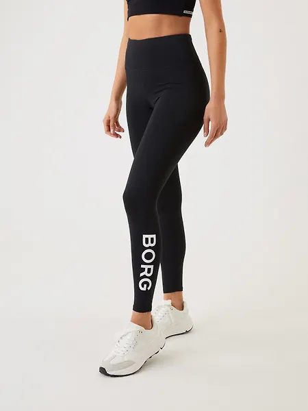 Björn Borg Borg Logo Tights Svart, XS
