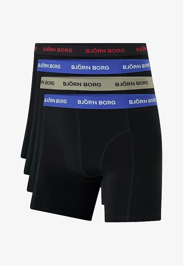 Björn Borg - Boxerkalsong Cotton Stretch 5-pack - Svart