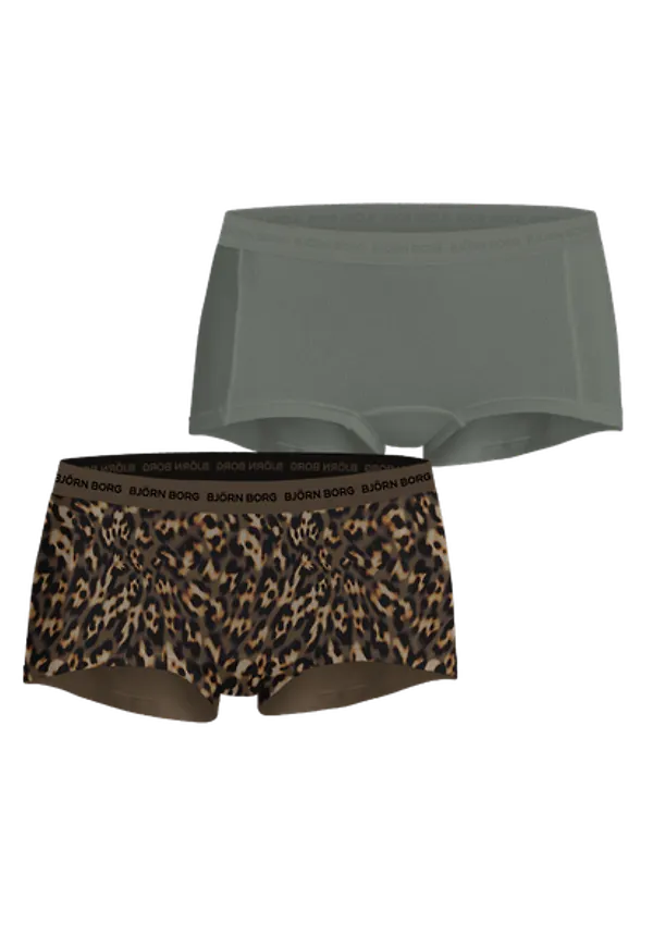 Björn Borg Everyday Cotton Boxer Shorts 2-pack Grön, L