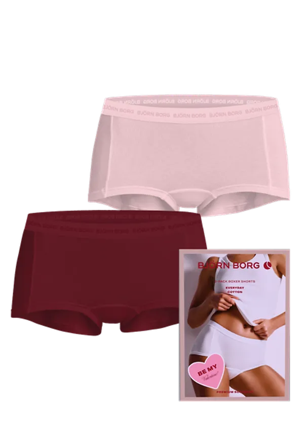 Björn Borg Everyday Cotton Boxer Shorts 2-pack Multi, S