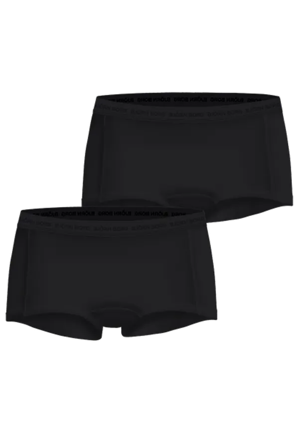 Björn Borg Everyday Cotton Boxer Shorts 2-pack Svart, XS