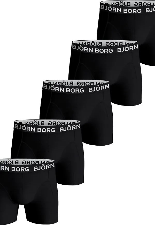Björn Borg Men's Cotton Stretch Boxer 5p Multipack 1