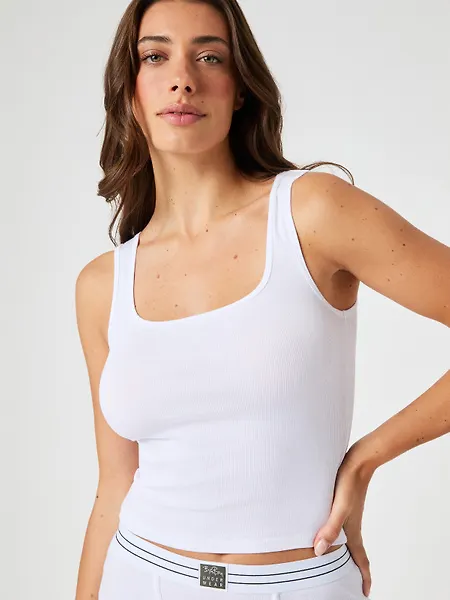 Björn Borg Original Rib Tank Vit, XXL