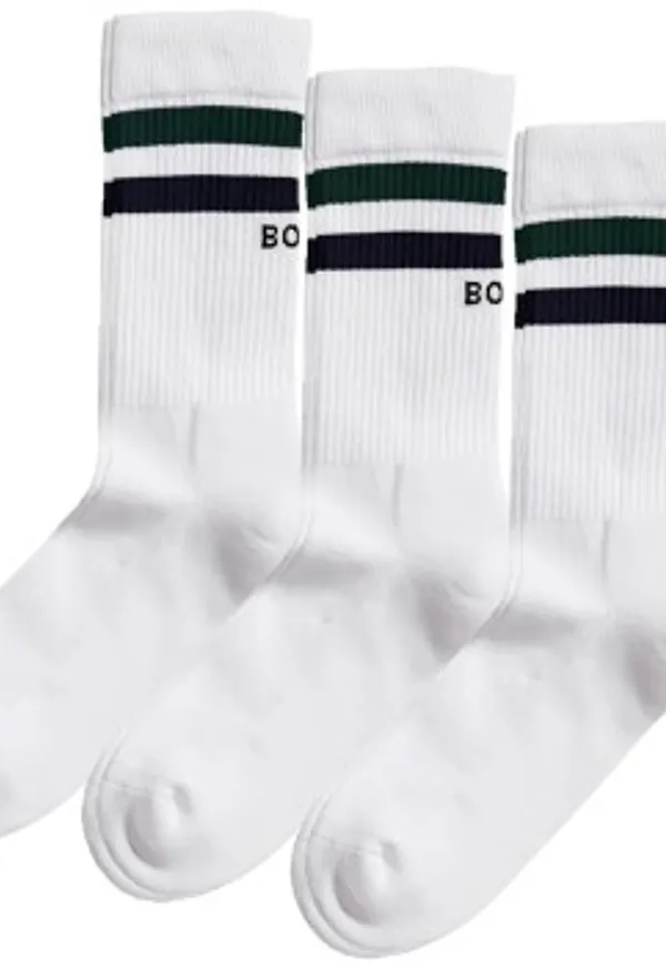 Björn Borg Strumpor 3P Core Crew Sock Vit/Svart bomull Strl 36/40 Herr