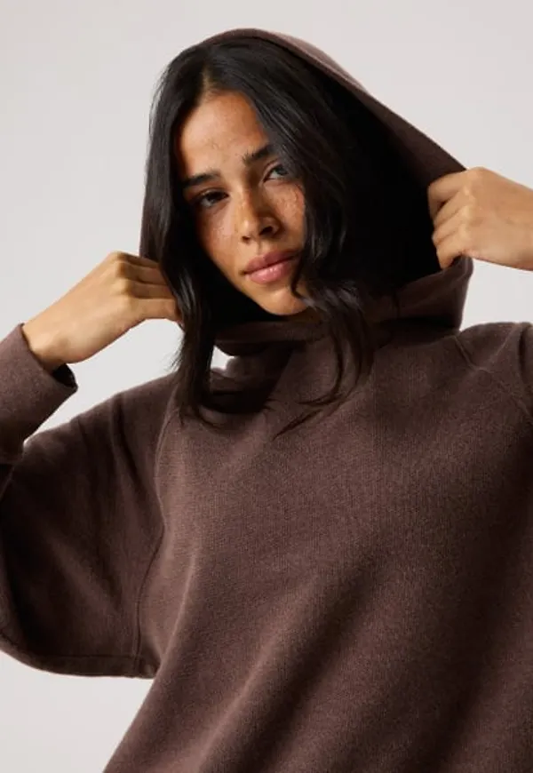 Björn Borg Studio French Terry Oversized Hoodie Brun, XS
