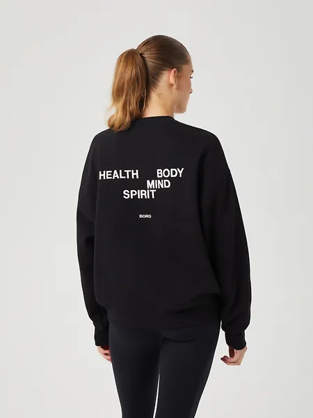 Björn Borg Studio Oversized Crew Svart, L