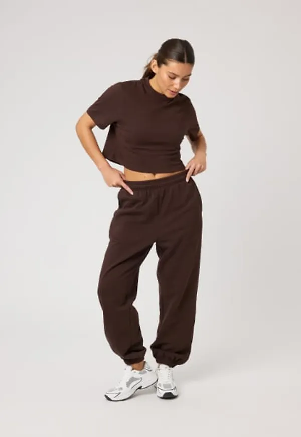 Björn Borg Studio Oversized Sweatpants Brun, XS