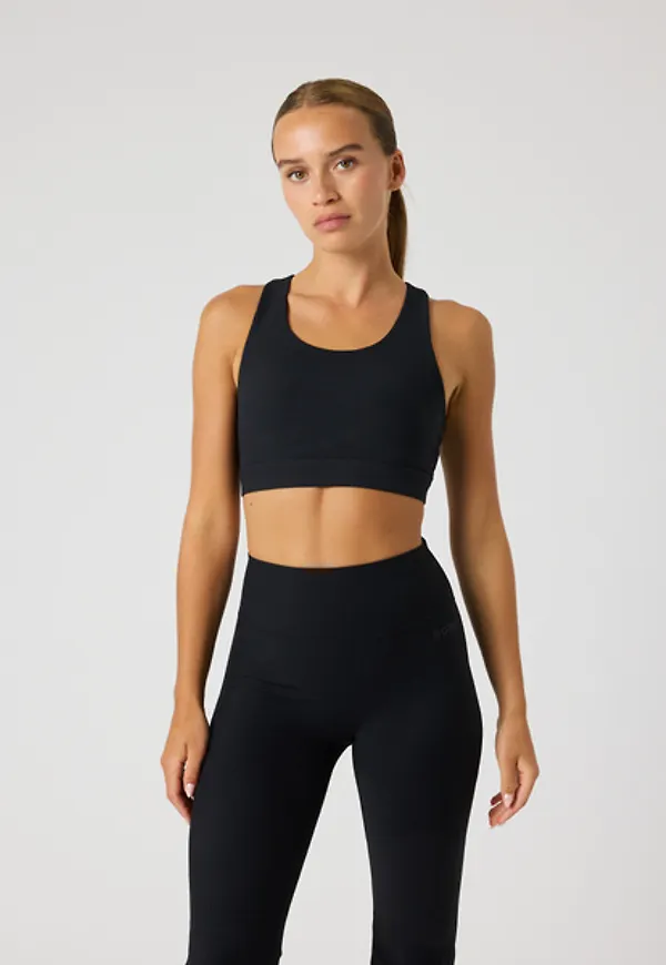 Björn Borg Studio Premium Rib Sports Bra Svart, L