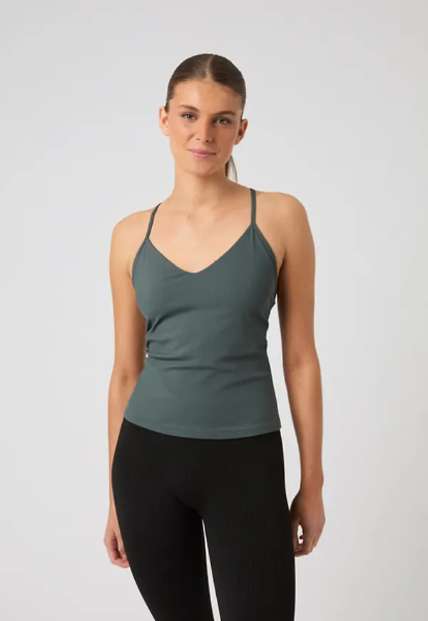Björn Borg Studio Rib Strap Tank Grön, S
