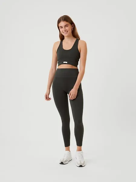 Björn Borg Studio Seamless Rib Tights Grön, L
