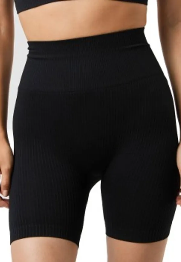 Björn Borg Trosor Studio Seamless Ribbed Shorts Svart polyamid X-Large Dam