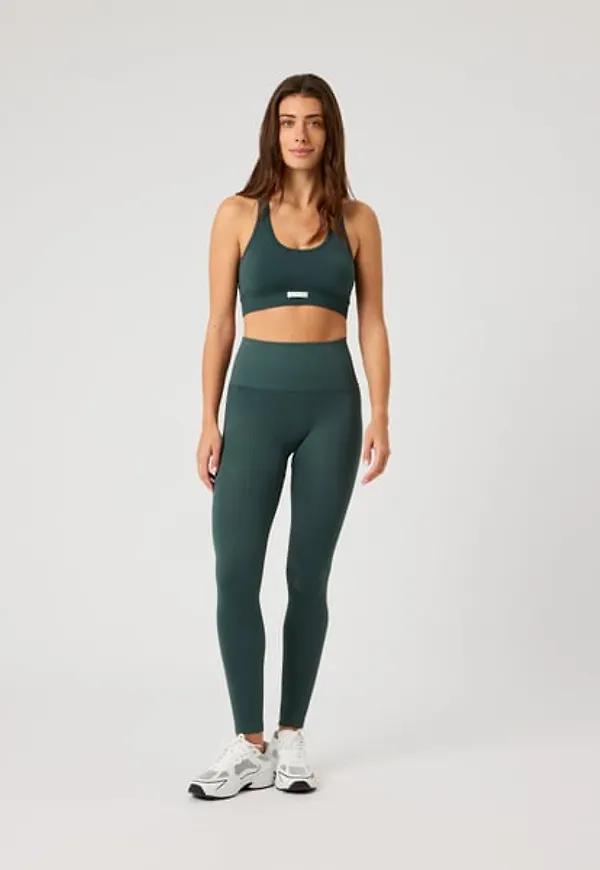 Björn Borg Studio Seamless Ribbed Tights Grön, L