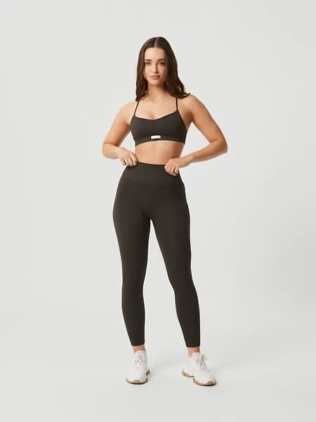 Björn Borg Studio Seamless Ribbed Tights Grön, S