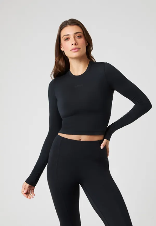 Björn Borg Studio Soft Cropped Longsleeve Svart, M