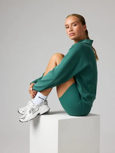 Björn Borg Studio Soft Halfzip Sweatshirt Grön, M