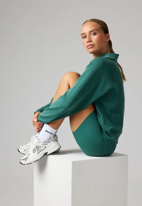 Björn Borg Studio Soft Halfzip Sweatshirt Grön, M
