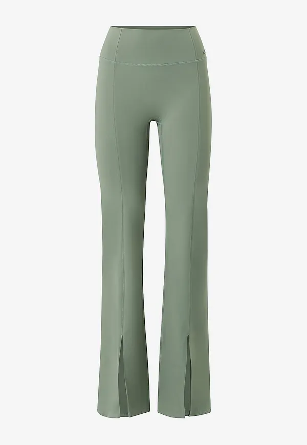 Björn Borg - Träningstights Studio Flared Slit Tights - Grön
