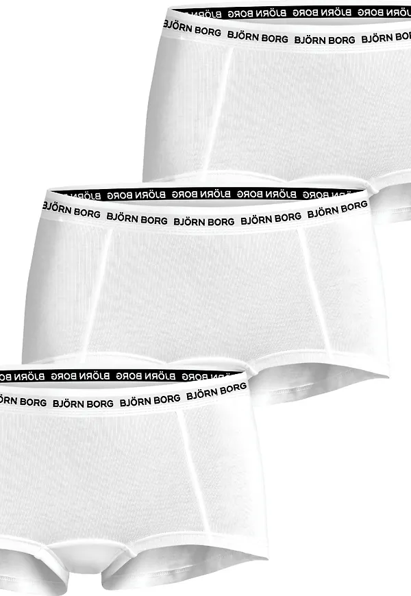 Björn Borg Women's Logo Boxer Shorts 3p Multipack 2