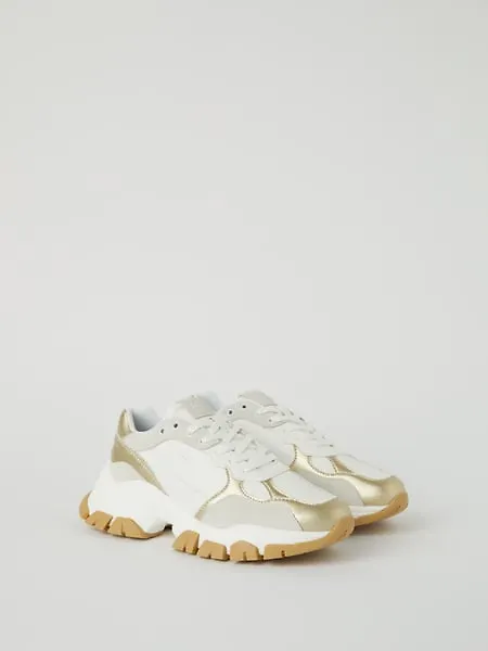 Björn Borg Women's Matt Metallic Sneakers R2600 Vit, 36