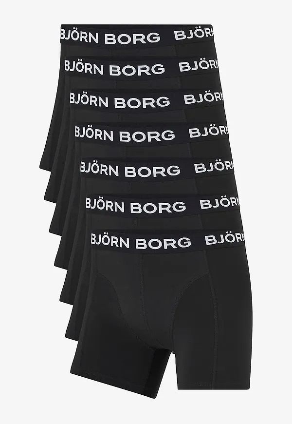 Björn Borg - Boxerkalsonger Cotton Stretch Boxer 7-pack - Svart