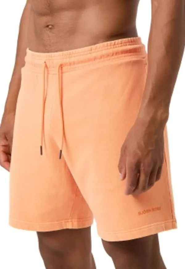 Björn Borg Oversized Washed Sweatshorts Orange bomull X-Large Herr