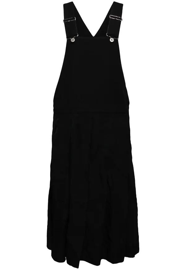 Black Comme Des Garçons plisserad klänning - Svart