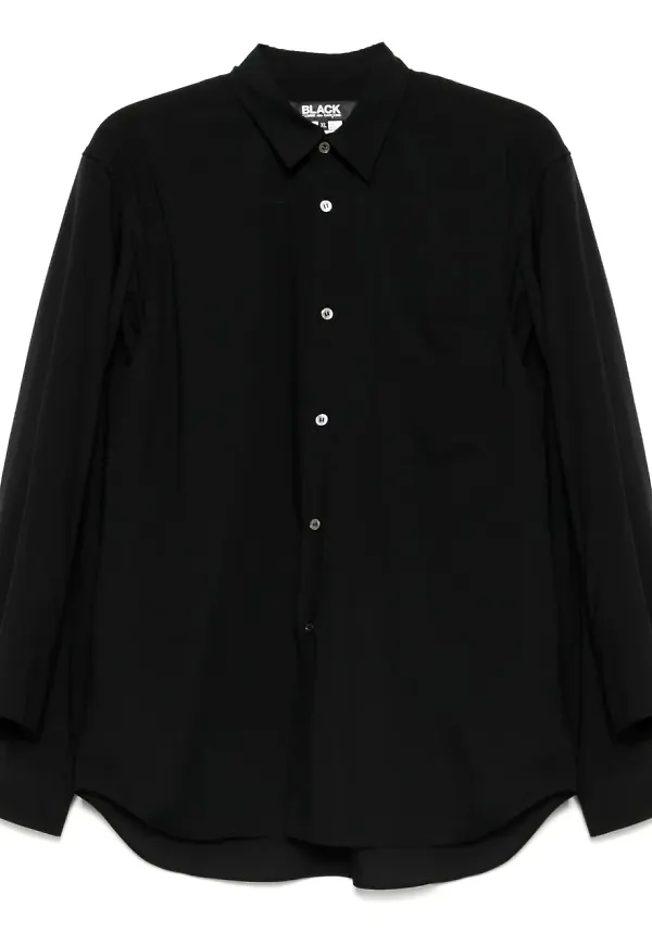 Black Comme Des Garçons skjorta - Svart