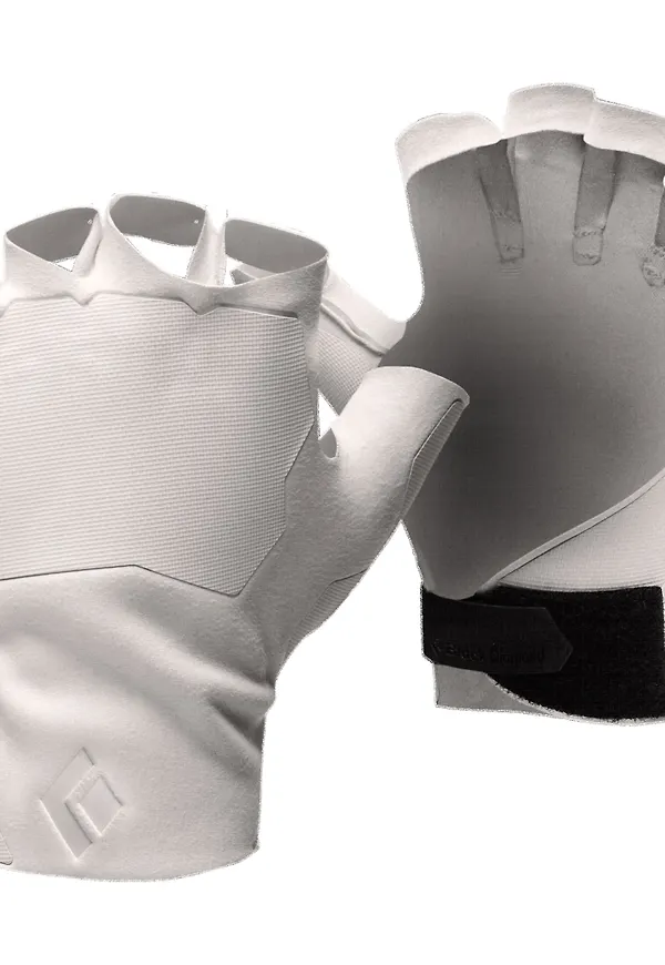 Black Diamond Crack Gloves White