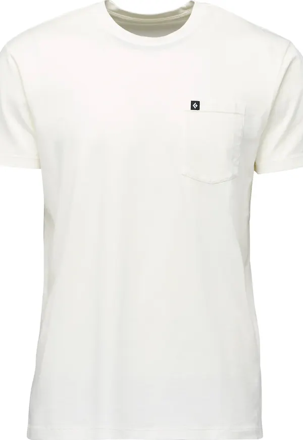 Black Diamond Men's Diamond Patch Ss Pocket Tee Off White