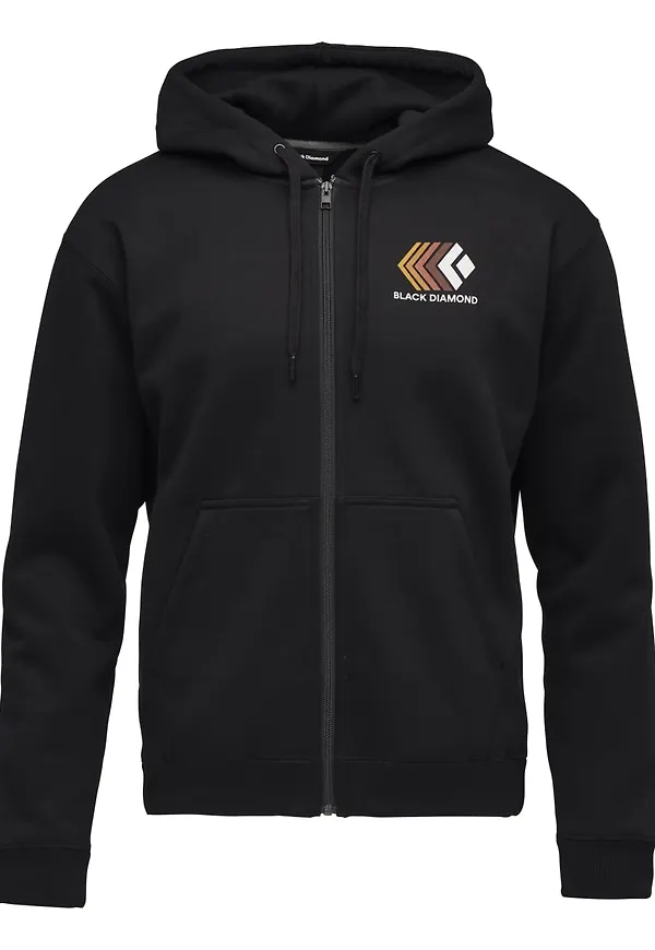 Black Diamond Men's Faded Full Zip Hoody Black